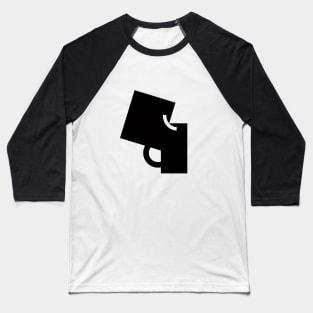 Black and White Contraption Q5 Baseball T-Shirt